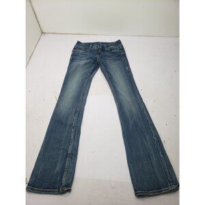 Sang Real Women's Size 27 Only The Chosen Denim Blue Flare Leg Jeans SJP7105-2